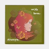 Met liefde.. magneet (Voorkant)