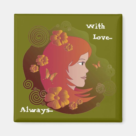 Met liefde.. magneet (Voorkant)