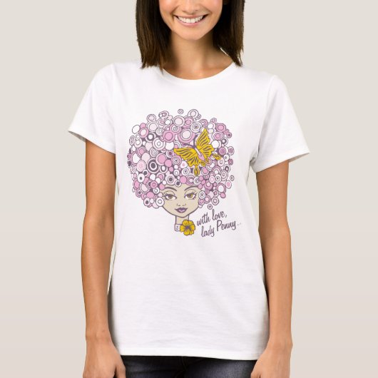 Met liefde mevrouw penny t-shirt (Voorkant)