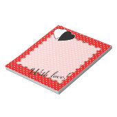 Met liefde! notitieblok (Linkerzijde)