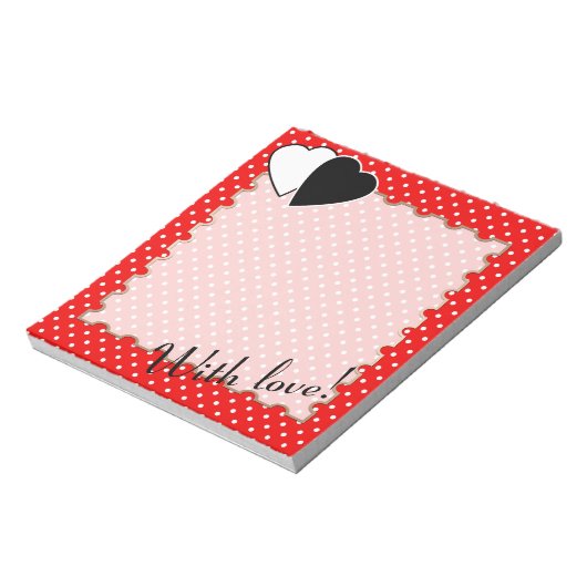 Met liefde! notitieblok (Linkerzijde)