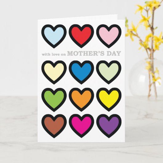 Met Liefde op Moederdag Kaart (Gele Bloem)