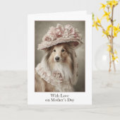 Met liefde, op Moederdag Kaart (Gele Bloem)
