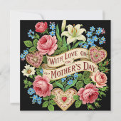 Met liefde op Moederdag, wenskaart (Voorkant)