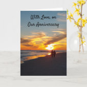 Met liefde op ons Jubileum Kaart (Gele Bloem)