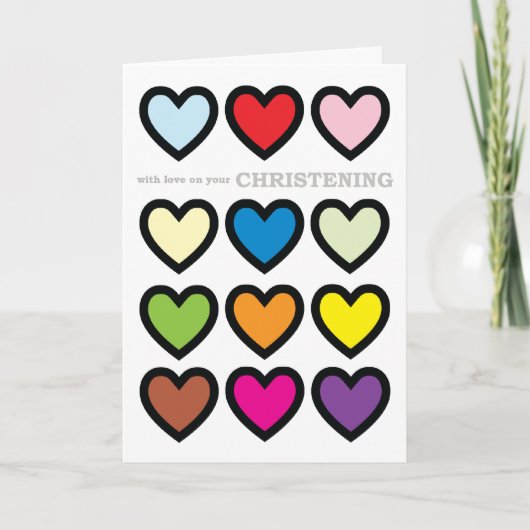 Met liefde op uw doop kaart (Voorkant)