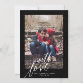 Met liefde op Vaderdag Fotokaart Feestdagenkaart (Voorkant)