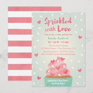 Met Liefde Overgoten Cupcake Baby Borrelbad Feestj Kaart