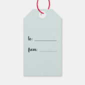 Met Liefde Roze Hart Strepen Gift Label Cadeaulabel (Achterkant)