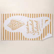 Met Liefde Sanibel Island Junonia Strandhanddoek
