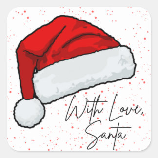Met liefde Santa Kerst sticker