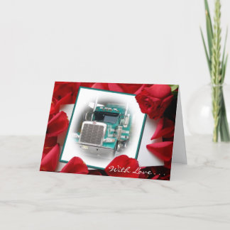 Met liefde...Stacks Truck Wenskaart Kaart