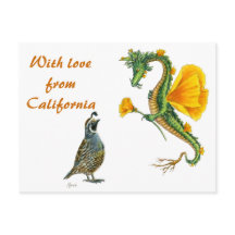 Met liefde uit Californië - briefkaart