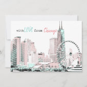 Met liefde uit Chicago Kaart (Voorkant)