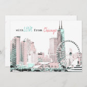 Met liefde uit Chicago Kaart (Voorkant / Achterkant)