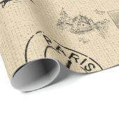 Met liefde uit Frankrijk Cadeaupapier (Rol Hoek)