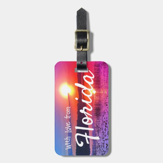 "Met liefde uit het Bagagelabel" Bagagelabel (Voorkant verticaal)