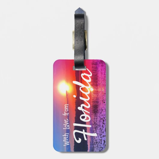 "Met liefde uit het Bagagelabel" Bagagelabel (Achterkant verticaal)