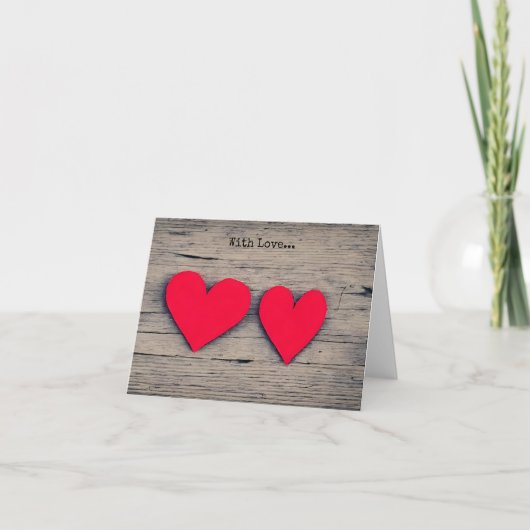 Met liefde.. Vakantiekaart Feestdagen Kaart (Voorkant)