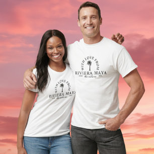 Met Liefde Van Bestemming Huwelijksreis Merch Stat T-shirt