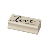 Met LIEFDE van - Gepersonaliseerde Rubber Stamp Rubberstempel (Stempel)
