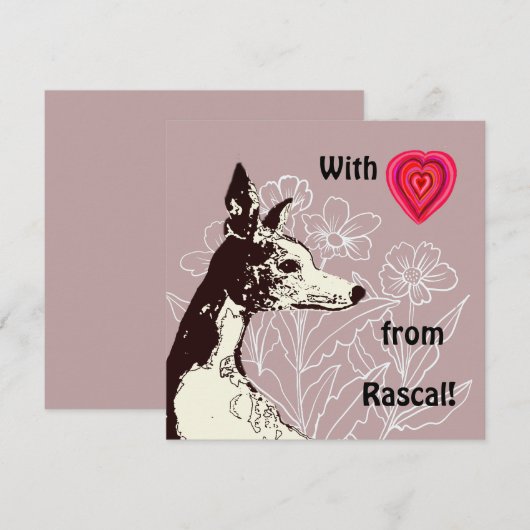 Met liefde van je Whippet (Voorkant / Achterkant)