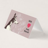 Met liefde van je Whippet Kaart (Voorkant)