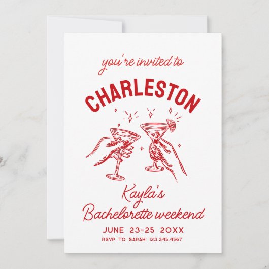 Met liefde van [jouw stad] vrijgezellenfeest kaart (Voorkant)