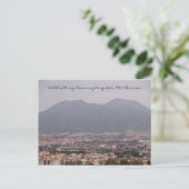 Met liefde van Mount Vesuvio Briefkaart (Staand voorkant)