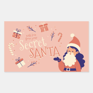met liefde van Secret Santa sticker