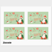 met liefde van Secret Santa sticker voor Kerstmis (Vel)