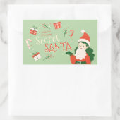 met liefde van Secret Santa sticker voor Kerstmis (Tas)