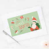 met liefde van Secret Santa sticker voor Kerstmis (Envelop)