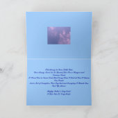 Met Liefde van Uw Dochter " Gelukkige Vette… Kaart (Binnen)