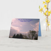 Met Liefde van Uw Dochter " Gelukkige Vette… Kaart (Gele Bloem)