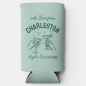 Met liefde van [Your City] Custom Bachelorette Seltzer Blikjeskoeler (Voorkant)