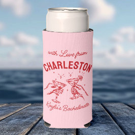 Met liefde van [Your City] Custom Bachelorette Seltzer Blikjeskoeler