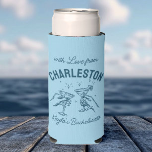 Met liefde van [Your City] Custom Bachelorette Seltzer Blikjeskoeler