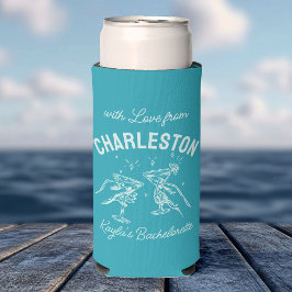 Met liefde van [Your City] Custom Bachelorette Seltzer Blikjeskoeler