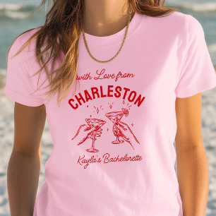 Met liefde van [Your City] Custom Bachelorette T-shirt