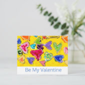 Met Liefde Vervulde Harten Lovitude Ansichtkaart Briefkaart (Staand voorkant)