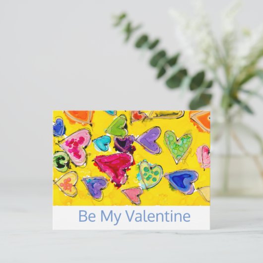 Met Liefde Vervulde Harten Lovitude Ansichtkaart Briefkaart (Staand voorkant)