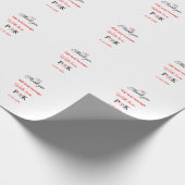 Met liefde voeg koppel naam letter toe dank je add cadeaupapier (Hoek)