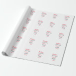 Met liefde voeg koppel naam letter toe dank je voe cadeaupapier<br><div class="desc">ontwerp</div>