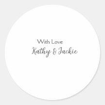 Met liefde voeg paar naam bruiloft eenvoudig minim