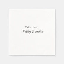 Met liefde voeg paar naam bruiloft eenvoudig minim