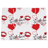 Met liefde voor jou, Valentijnsdag Large Cadeautasje (Voorkant)