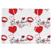 Met liefde voor jou, Valentijnsdag Large Cadeautasje (Achterkant)
