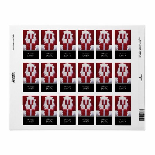 Met liefde voor kerstfeestdagen Labels (Full Sheet)