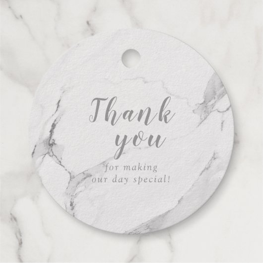 Met liefde voor moderne huwbare bruiloft bedankjes labels (Achterkant)